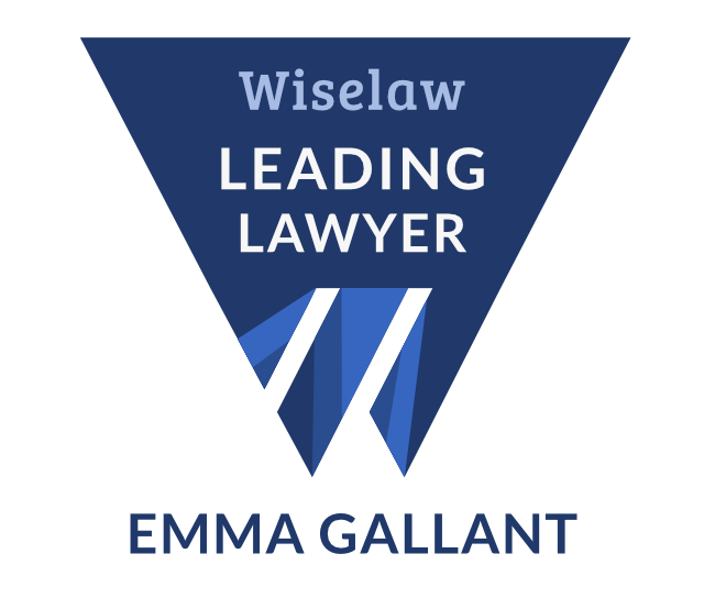 Emma Gallant is listed as a Leading Lawyer by Wiselaw